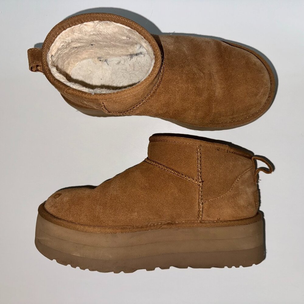 UGG Classic Ultra Mini Platform Chestnut